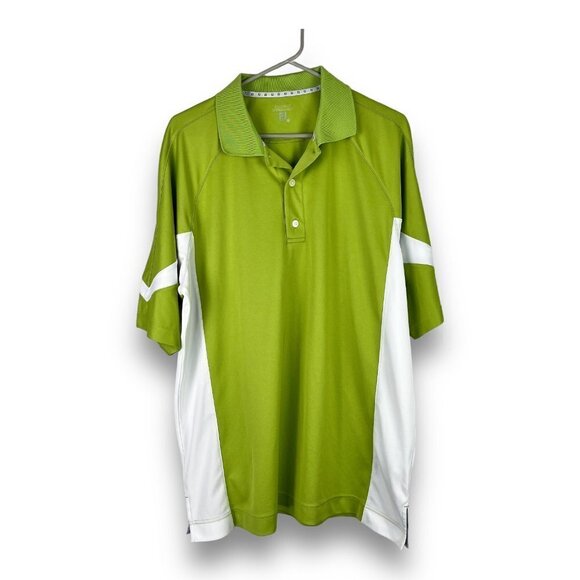 FootJoy ProDry Interlock Mens Sz L Golf Polo Shirt - Summer Fall Tennis Bright - Picture 1 of 11